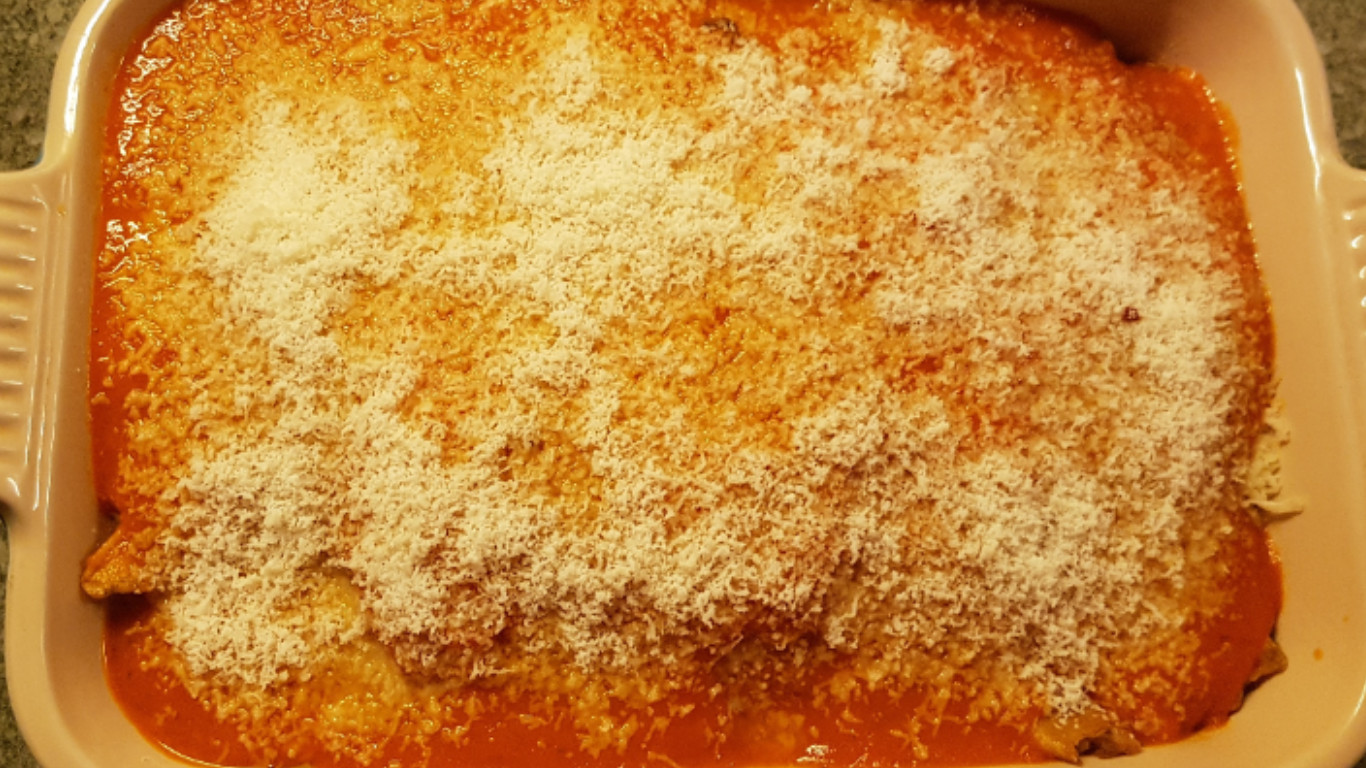 Melanzane alla Parmigiana – Ovenschotel met aubergine