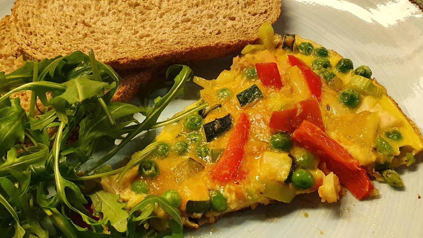 Frittata met groente