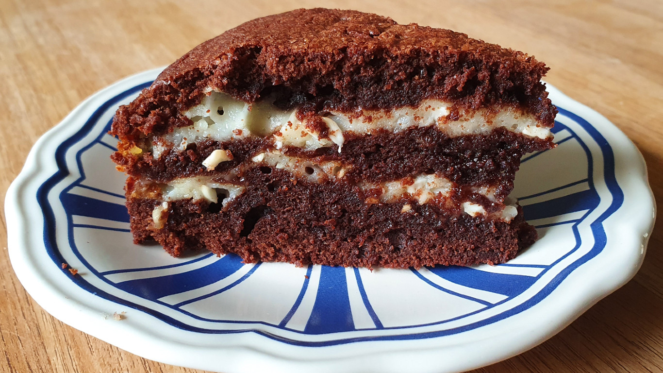 Chocolade ricotta taart