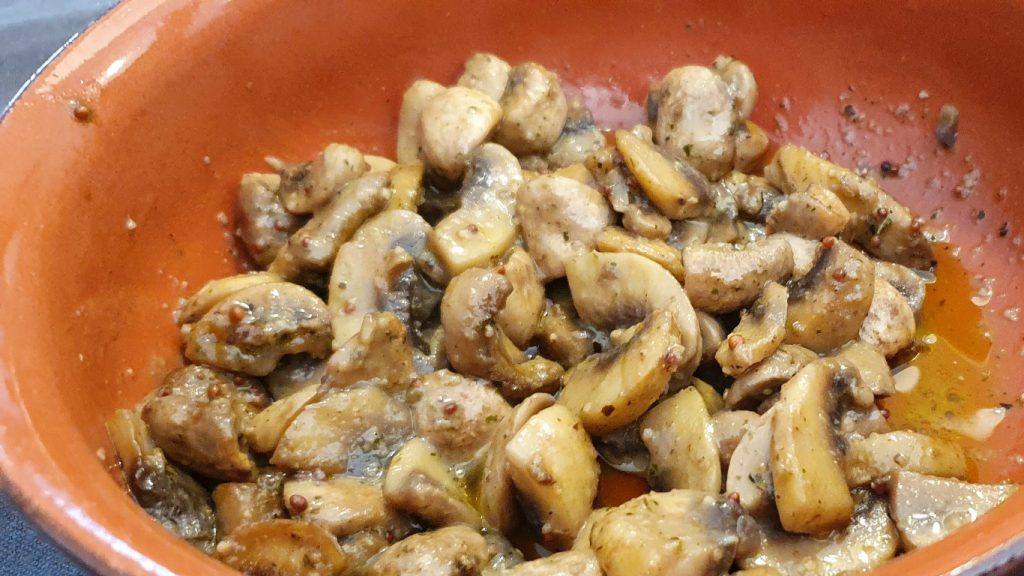 Gebakken champignons