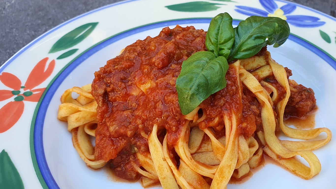 Tagliatelle met bolognesesaus